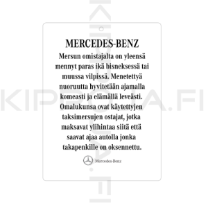 Mercedes-benz taustapeiliriipus