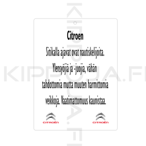 Citroen taustapeiliriipus