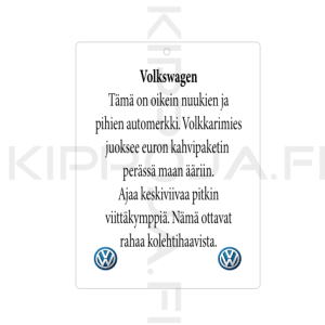 Volkswagen taustapeiliriipus