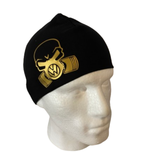 VW skull, kulta -trikoopipo