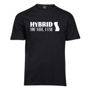 Hybrid you save, i use T-Paita