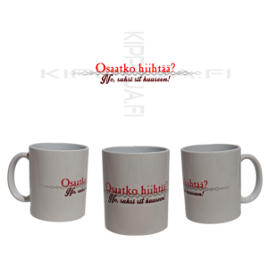 Osaatko hiihtää? -muki