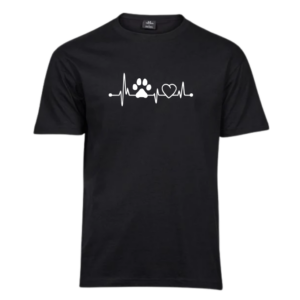 Sydänkäyrä tassu T-Paita