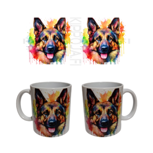 Saksanpaimenkoira rainbow -muki