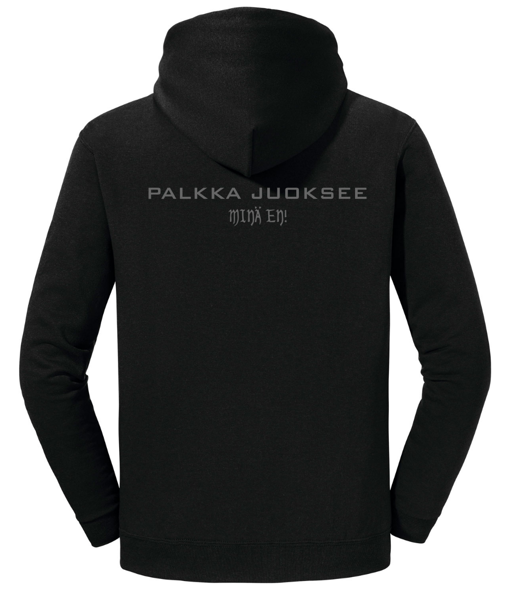Palkka juoksee -Huppari